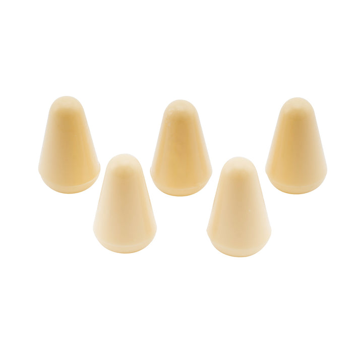 musiclily basic metric 3 7mm plastic tips for electric guitar 5 way pickup switch m045 5p cream