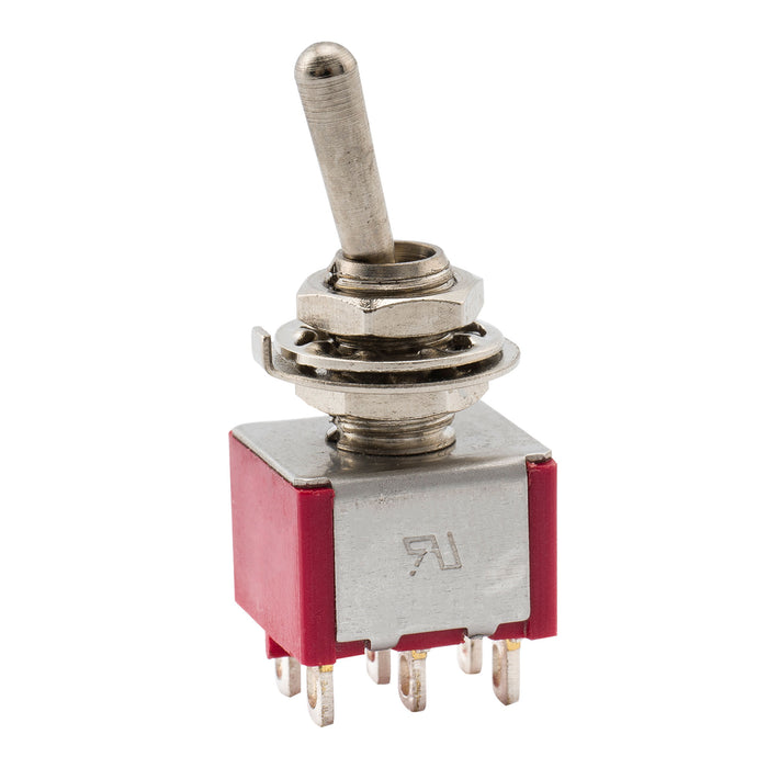 musiclily basic 3 way spdt guitar toggle switch 6 pin on off on selector mini m518p