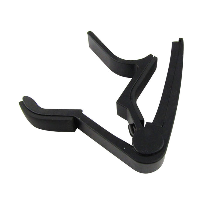 Part of musiclily zinc metal single handed guitar capo for 6 string electric acoustic guitar m093p
