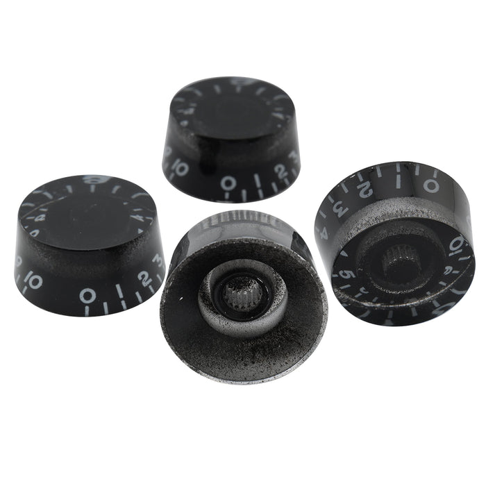 Musiclily Basic Metric Coarse 18-Spline Guitar Knobs Tone Volume Speed Control Knobs for Epiphone LP SG Style Electric Guitar, Set of 4