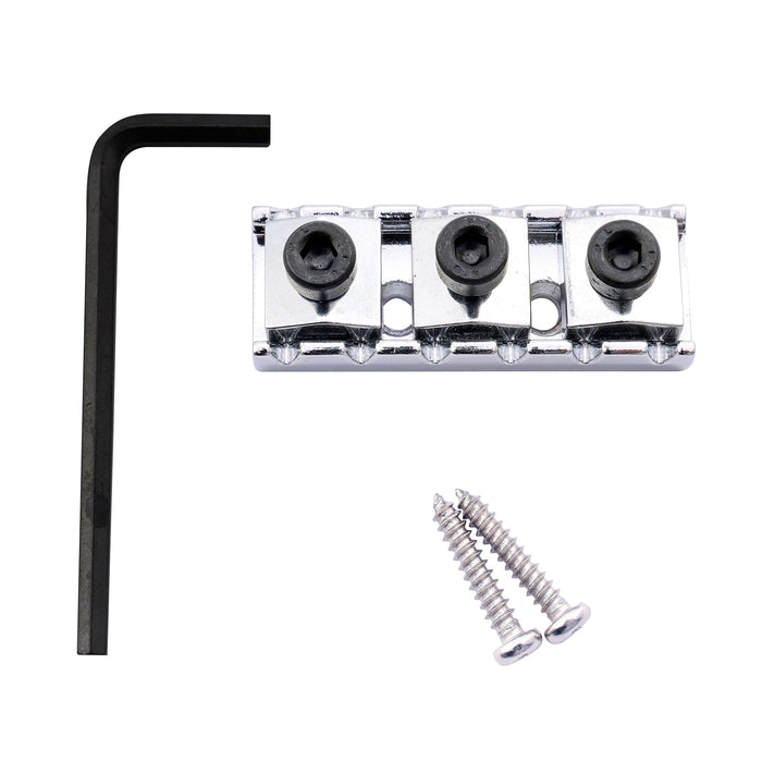 musiclily basic 42mm guitar locking nut for floyd rose tremolo system m163p