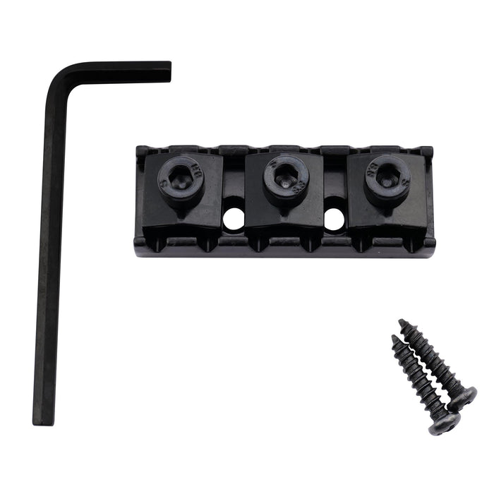 musiclily basic 42mm guitar locking nut for floyd rose tremolo system m163p