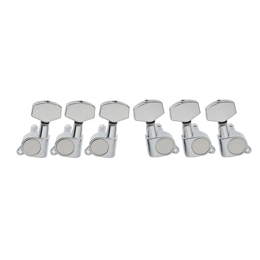 3r3l 15 1 ratio full sealed machine heads for acoustic electric guitar tuning keys 45 degree screw tuners pegs big hex button m168 3m756 3