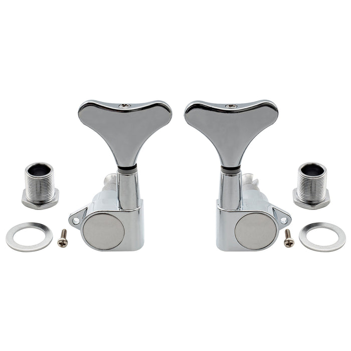 Part of 2r2l full sealed bass tuners machine heads set for ibanez style electric bass 19 1 ratio tuning pegs keys m176 2m177 2p