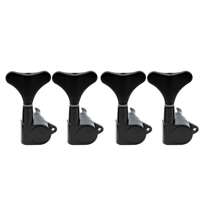 4 in line sealed bass tuners tuning pegs keys machine heads set for 4 string electric bass m177 4p, 4 pcs
