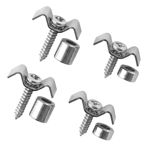 musiclily basic steel vintage style guitar string trees string guides retainers for fender strat or tele style m181 2p