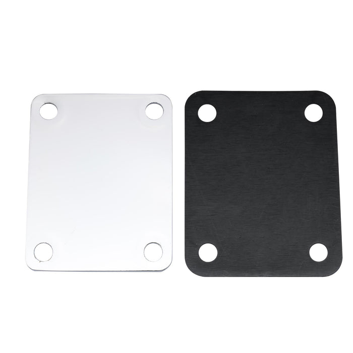 details of musiclily basic steel neck mounting plate for fender style guitar or bass m188p