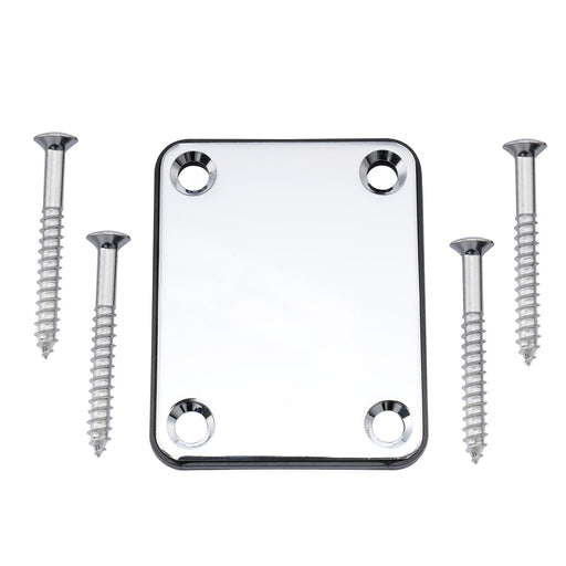 musiclily basic steel neck mounting plate for fender style guitar or bass m188p