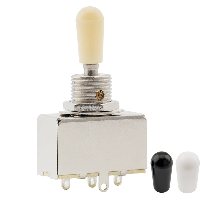 musiclily basic metric 3 way guitar sealed box style pickup toggle switch m195p