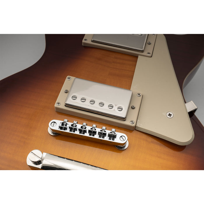 Application of musiclily basic 52mm2 3 64 inch abr 1 style tune o matic guitar bridge for lp style electric guitar m205