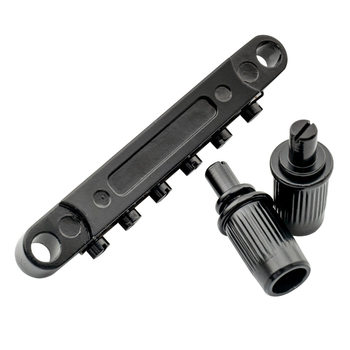 Puente de guitarra Musiclily Basic ABR-1 de 52 mm (2-3/64 pulgadas) Tune-o-matic para guitarra eléctrica estilo LP