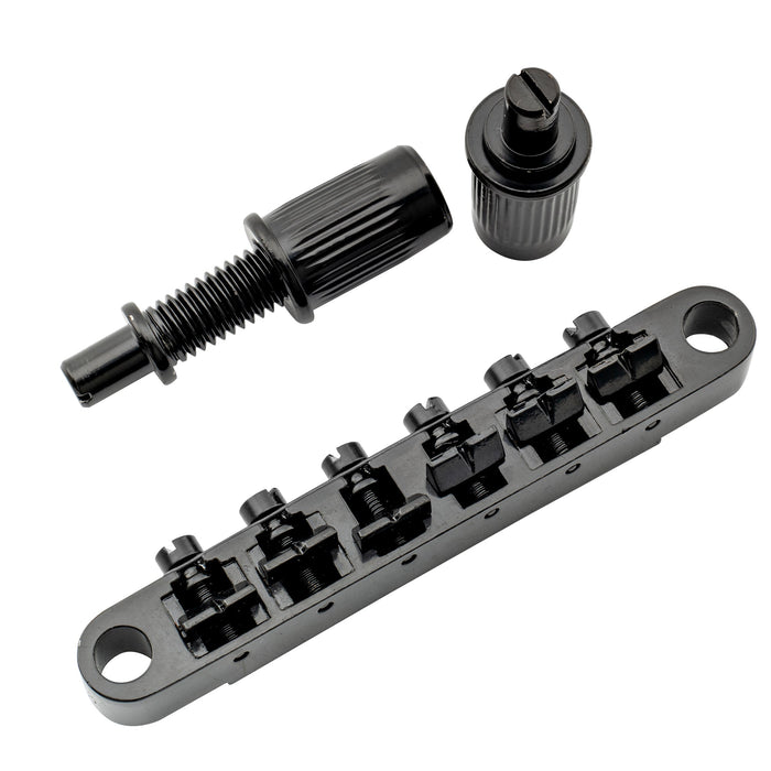 Puente de guitarra Musiclily Basic ABR-1 de 52 mm (2-3/64 pulgadas) Tune-o-matic para guitarra eléctrica estilo LP