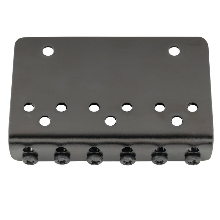 Musiclily Basic 52,5 mm (2-1/16 pollici) sella rigida fissa a doppio carico per ponte della chitarra elettrica a 6 corde Fender Strat Tele style