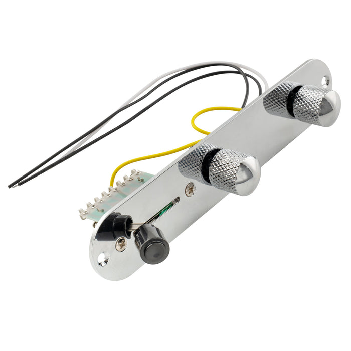 details of musiclily basic 32mm width prewired loaded tl control plate for tele style guitar m209p