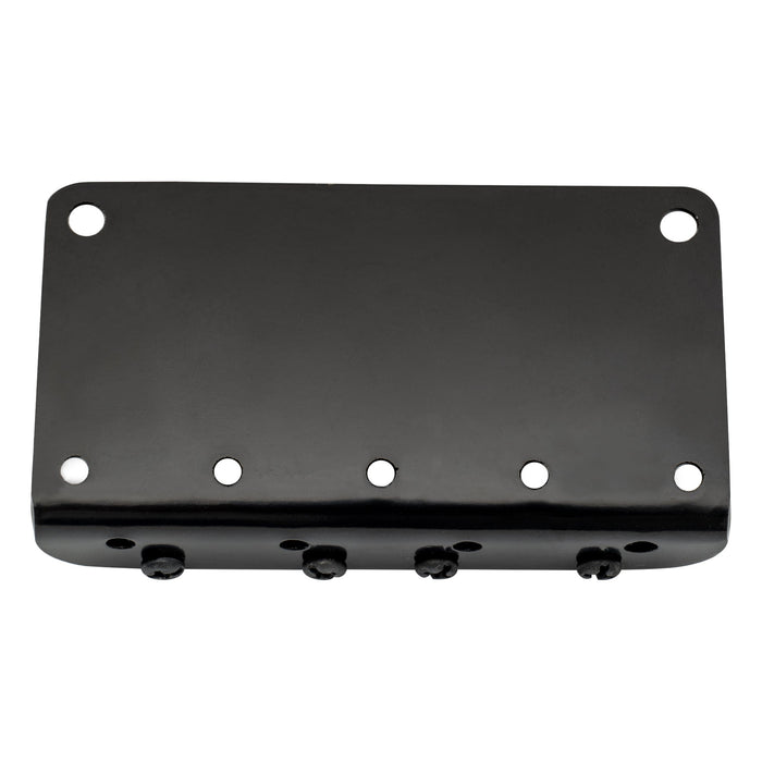 Musiclily Basic 57mm(2-1/4 inch) 4-String Top-loading Non-Tremolo Fixed Hardtail Bass Bridge for Jazz Bass and Precision Bass