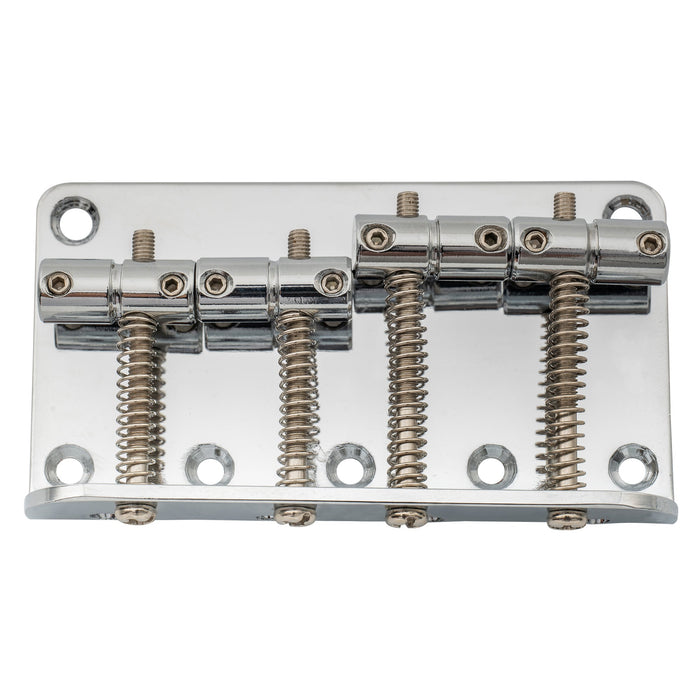 musiclily basic 57mm2 1 4 inch 4 string top loading non tremolo fixed hardtail bass bridge for jazz bass and precision bass m216