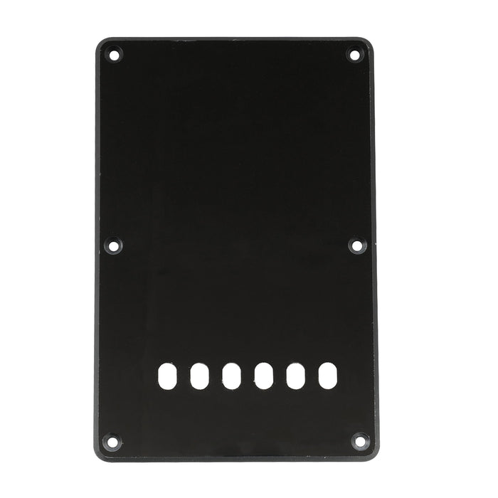 musiclily basic 6 hole guitar back plate for china made squier 1 3 4 ply m232p