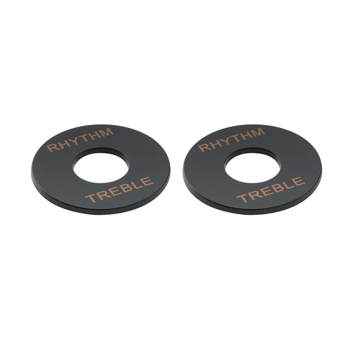 Part of musiclily basic plastic guitar rhythm treble toggle switch plate for lp style electric guitar m240 2p