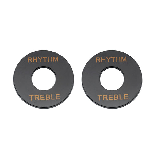 musiclily basic plastic guitar rhythm treble toggle switch plate for lp style electric guitar m240 2p