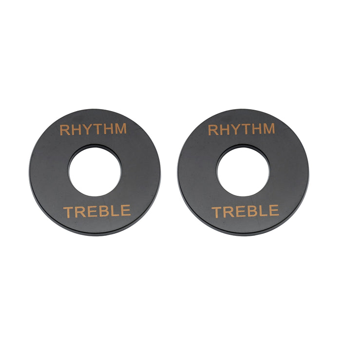 musiclily basic plastic guitar rhythm treble toggle switch plate for lp style electric guitar m240 2p