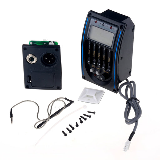 musiclily acoustic guitar 5 band preamp amplifier equalizer eq lc5 with piezo pickup m247p