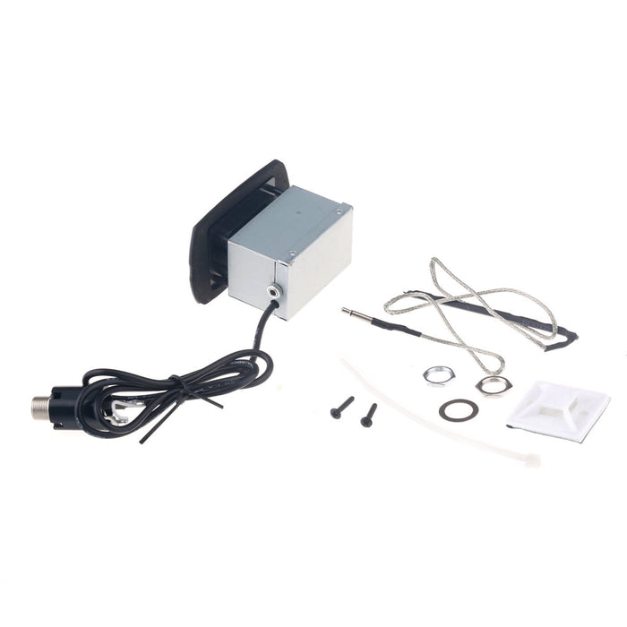 detail of musiclily acoustic guitar 4 band preamp amplifier equalizer eq ps900 with piezo pickup m247p