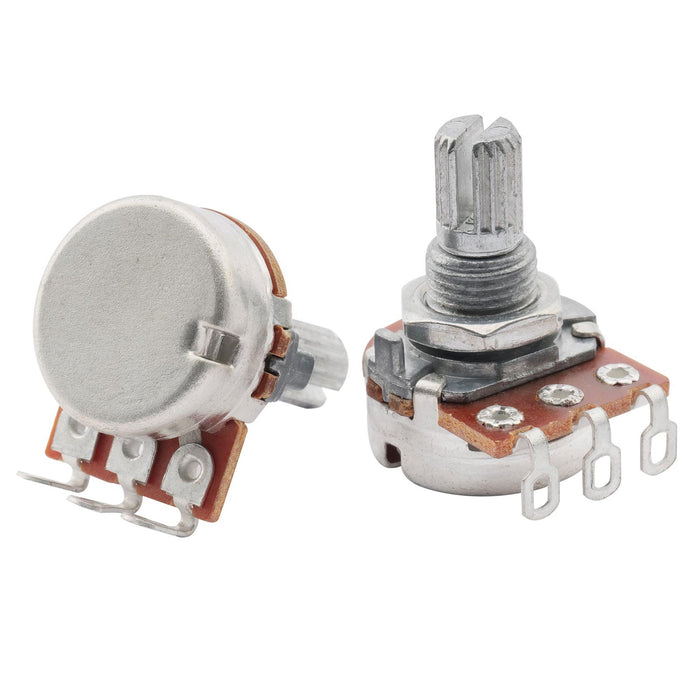 Part of musiclily basic 500k mini metric coarse 18 spline split short shaft pots audio linear taper potentiometers for electric guitar bass m280 2