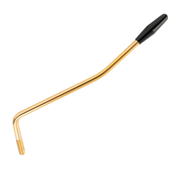 musiclily basic steel m6 threaded in tremolo arm whammy bar 6mm vibrato arm for strat style electric guitar m221p, gold