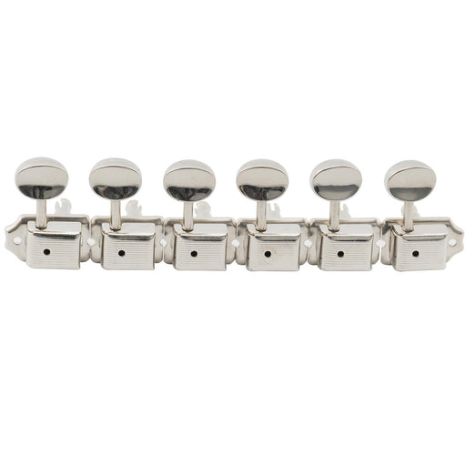 musiclily basic vintage style 6 in line guitar tuners split shaft tuning pegs keys machine heads for strat squier or tele style m510