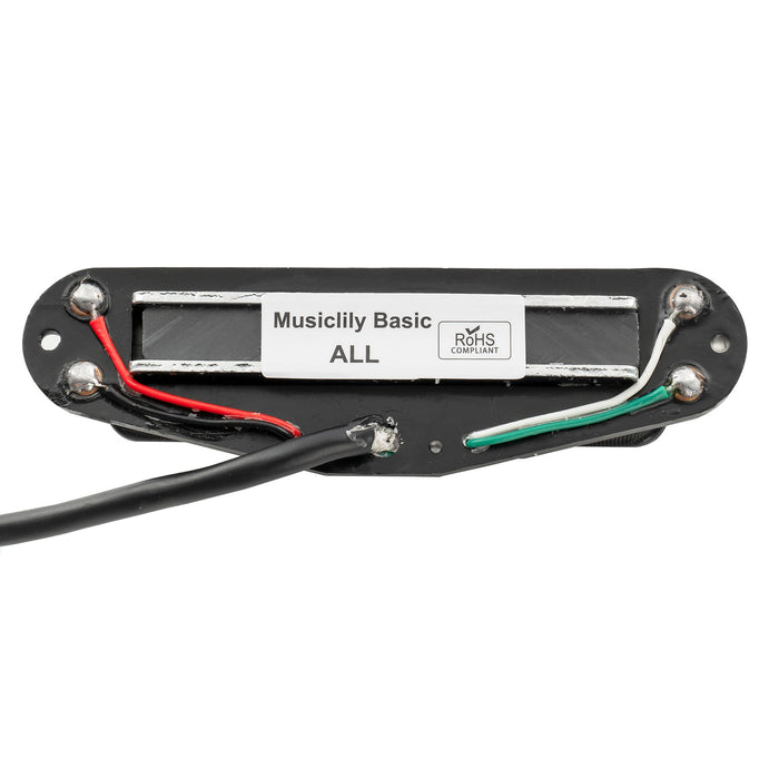 Part of musiclily basic rail blade ceramic single coil sized humbucker pickup for strat style electric guitar m533p