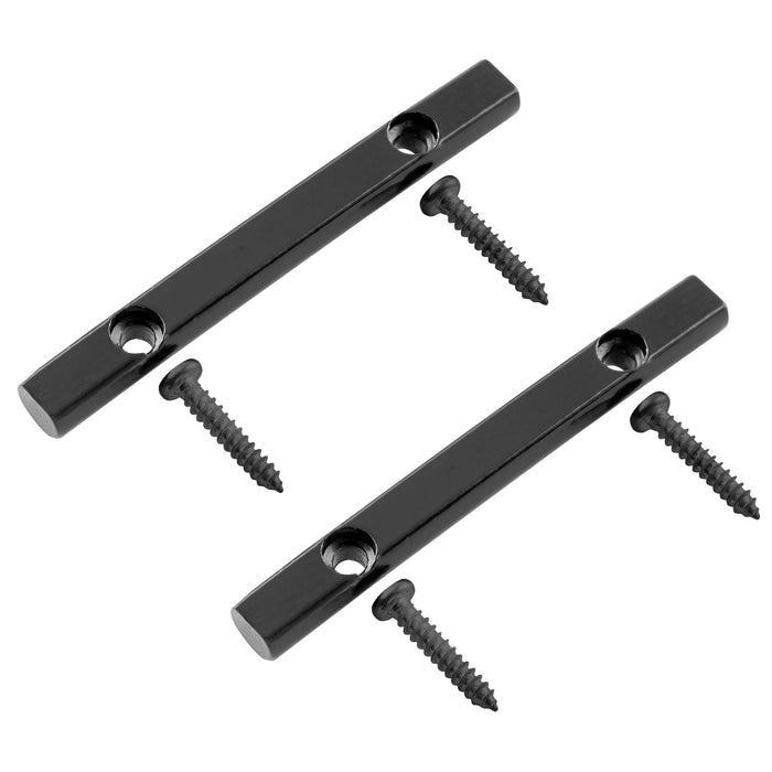 detail of musiclily basic steel guitar string retainer bar for floyd rose tremolo system electric guitar m537 2p