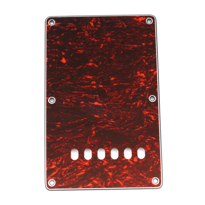 musiclily basic 6 hole guitar back plate for china made squier 1 3 4 ply m232p