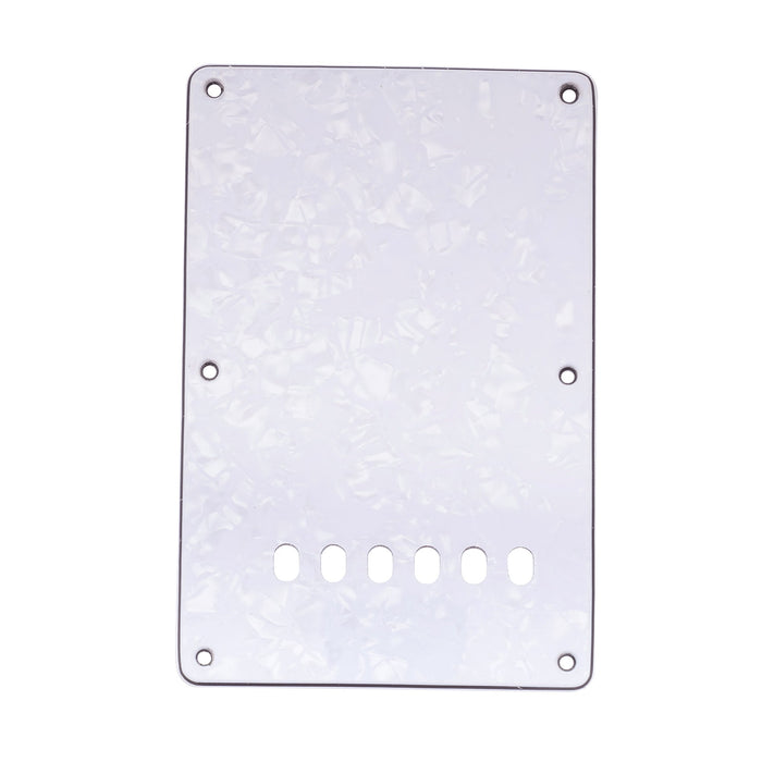 musiclily basic 6 hole guitar back plate for china made squier 1 3 4 ply m232p