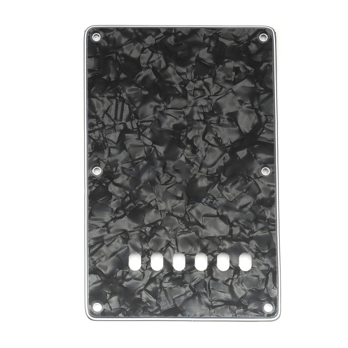 musiclily basic 6 hole guitar back plate for china made squier 1 3 4 ply m232p