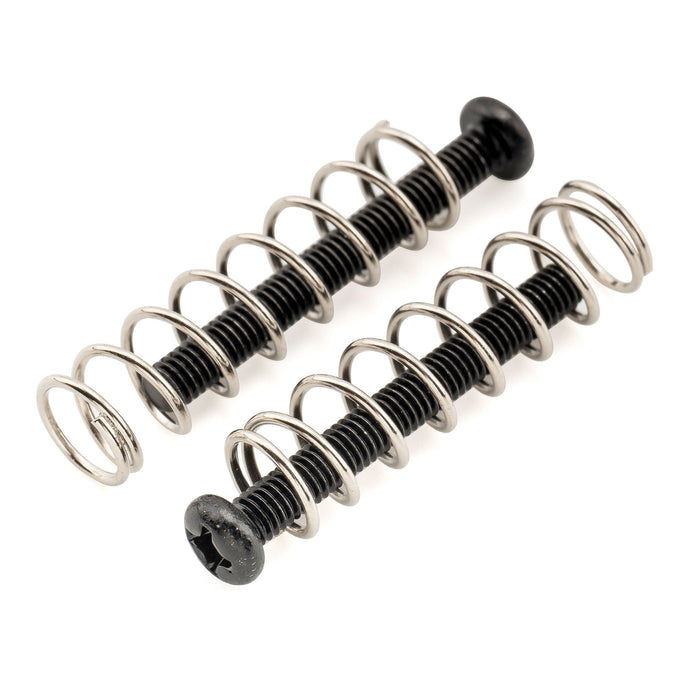 musiclily pro m3x25mm pan head humbucker pickup mounting screws and steel springs set for import electric guitar set of 6 details