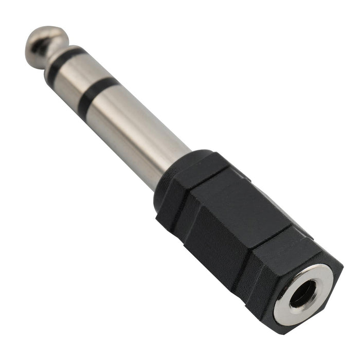 audio stereo adapter converter 1 8 inch 3 5mm female plug to 1 4 inch 6 5mm male jack m323 2, 2 pcs