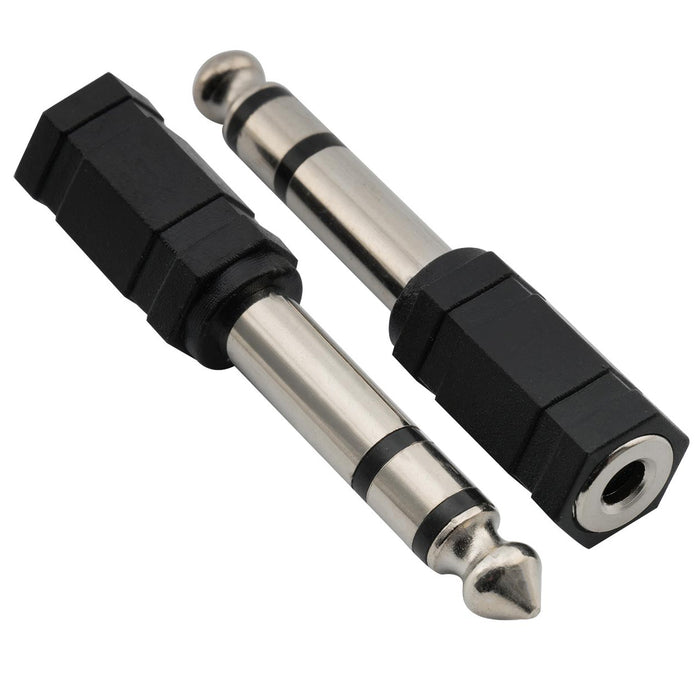 audio stereo adapter converter 1 8 inch 3 5mm female plug to 1 4 inch 6 5mm male jack m323 2