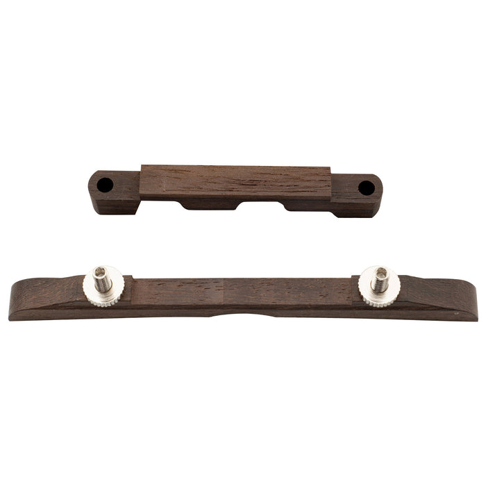 Part of musiclily pro 40mm1 37 64 inch rosewood adjustable compensated mandolin bridge m617