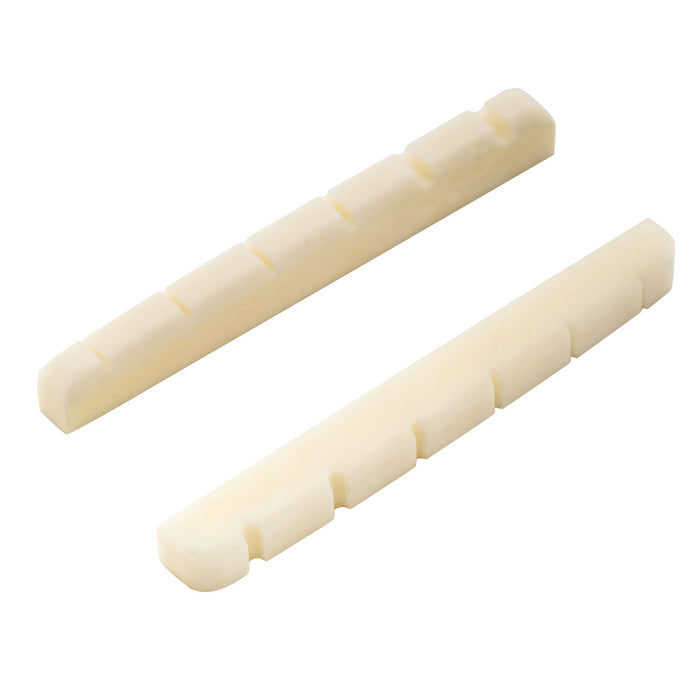 musiclily basic 42mm flat bottom bone slotted electric guitar nut for 6 string strat tele style 42x3 5x4 5 3 5mm m628 2 details