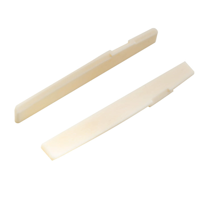musiclily basic compensated bone acoustic guitar saddle dj 12 dj 14 72x3x9mm m631 2p details