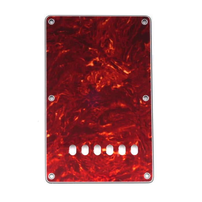 musiclily basic 6 hole guitar back plate for china made squier 1 3 4 ply m232p