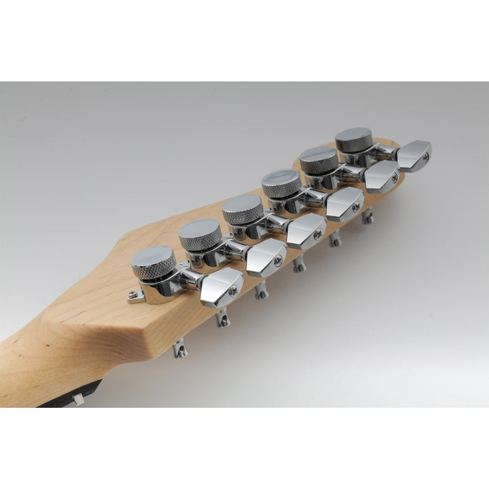 Application of musiclily basic 6 in line guitar locking tuners tuning pegs keys machine heads set for strat tele style m734 6p