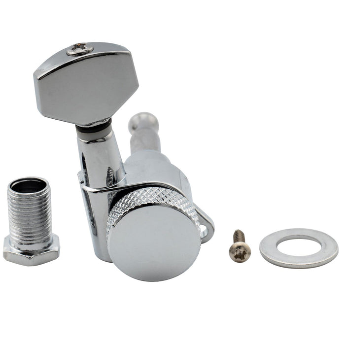 Part of musiclily basic 6 in line guitar locking tuners tuning pegs keys machine heads set for strat tele style m734 6p