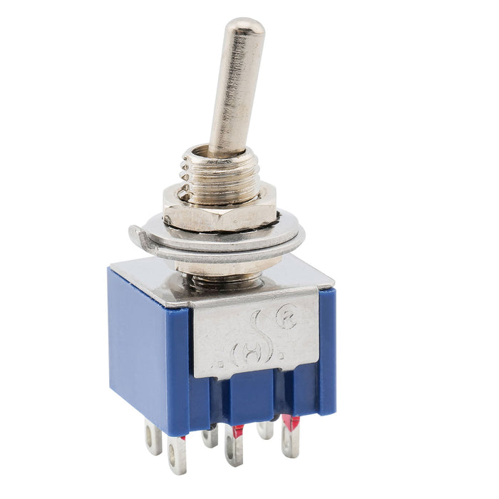 Part of musiclily basic 2 way dpdt guitar mini toggle switch on on 6 pin selector m761p