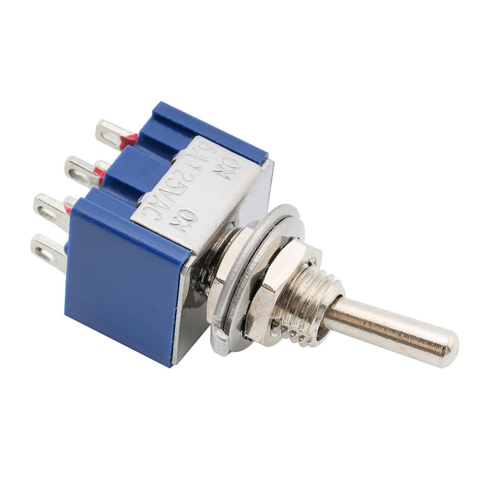 musiclily basic 2 way dpdt guitar mini toggle switch on on 6 pin selector m761p details