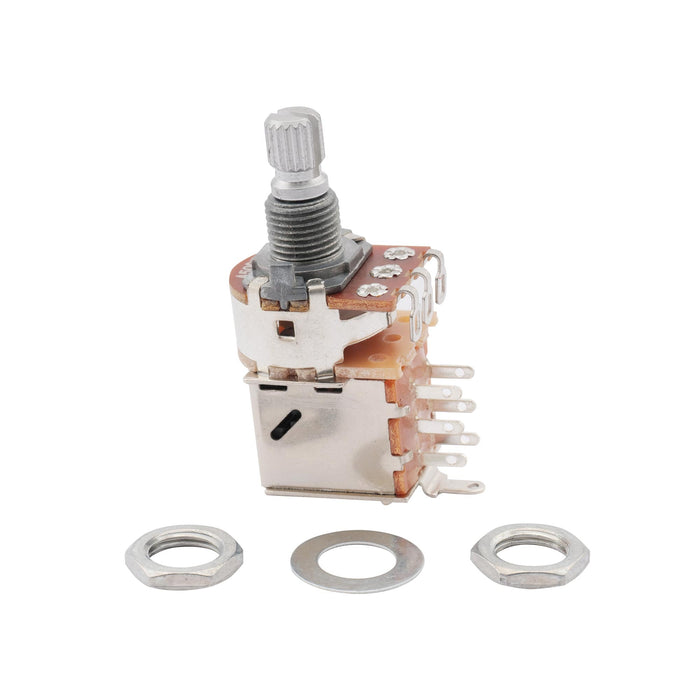 musiclily basic 500k metric coarse 18 spline split short shaft pots push pull audio linear taper potentiometers for electric guitar bass m907 2 details