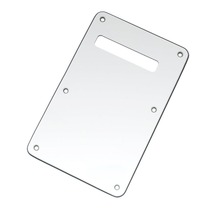 detail of musiclily pro guitar strat back plate for fender usa mexican standard stratocaster modern style 1 3 4 ply mx0021p