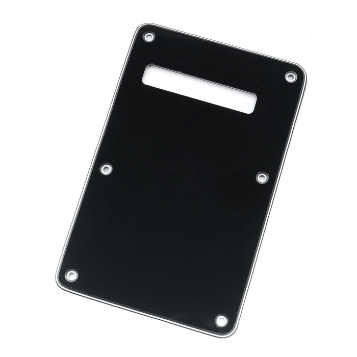 Musiclily Pro STタイプバックプレート モダンスタイル USA/メキシコFender Stratストラトエレキギター用 3プライ ホワイト