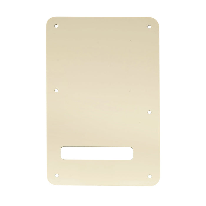 Musiclily Pro STタイプバックプレート モダンスタイル USA/メキシコFender Stratストラトエレキギター用 3プライ ホワイト