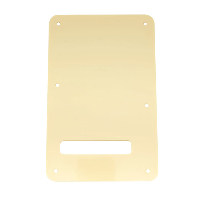 Musiclily Pro STタイプバックプレート モダンスタイル USA/メキシコFender Stratストラトエレキギター用 3プライ ホワイト